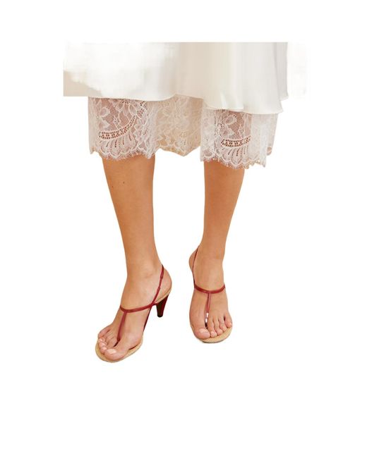 Neous Pink Solid Leather Sandals