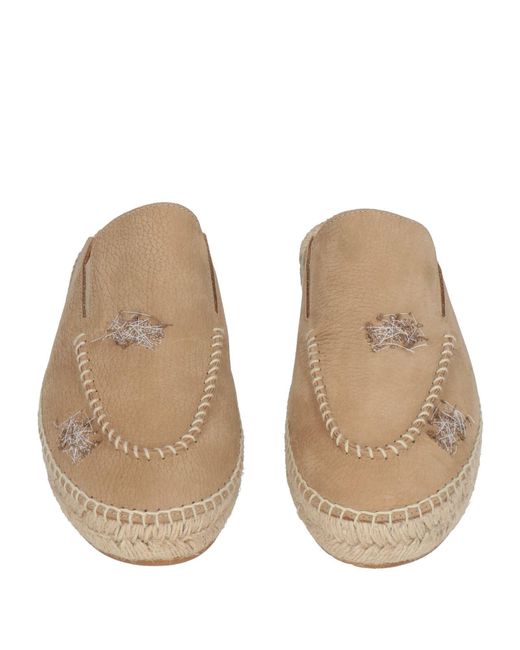 Maison Margiela Brown Solid Color Espadrilles