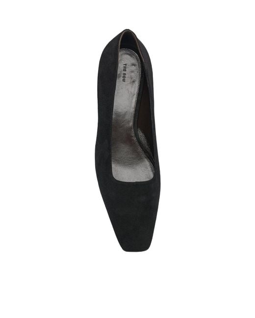 The Row Black June Wedge Heel