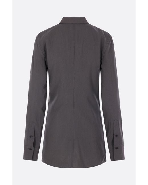 Totême  Black Totême Long Sleeved Shirt