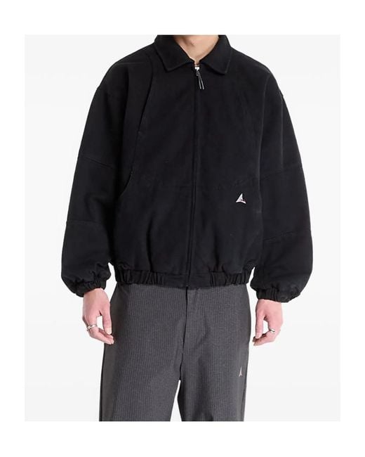 Roa Black Ash Zip Jacket for men