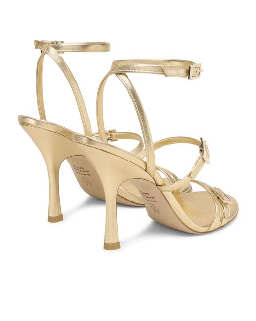 Stuart Weitzman Metallic Georgie 100