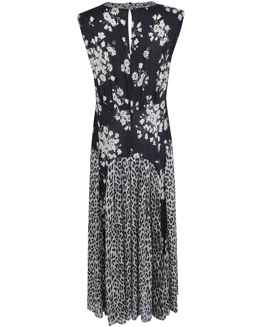 Rixo Black Floral Dress