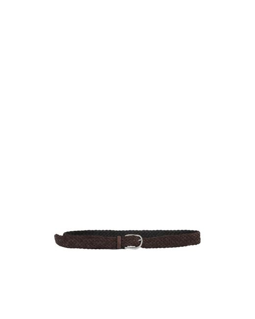Orciani Black Buckle Belt for men