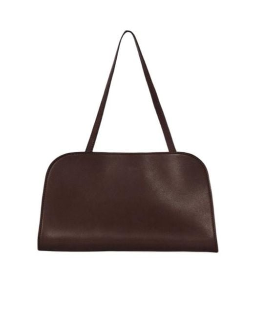 The Row Brown Peggy Clutch