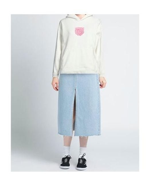 Ganni White Sweatshirts