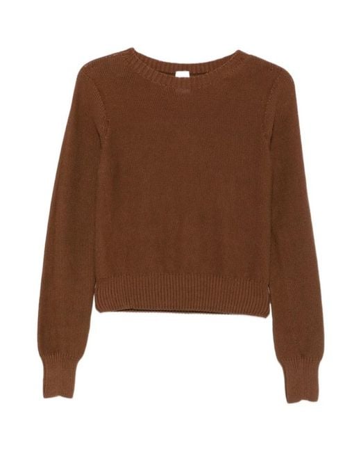 Baserange Brown Long-Sleeved Knitwear