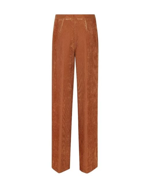 Forte_forte Brown Straight-Leg Casual Trousers