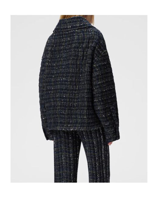 Missoni Black Wave Check Patterned Overshirt