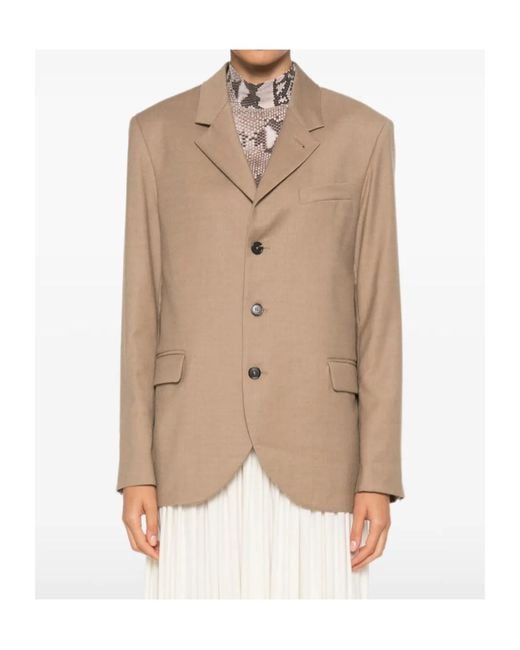 Barena Natural Faliero Single-Breasted Notched-Lapel Blazer
