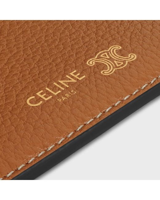 Céline Brown Medium Card Holder