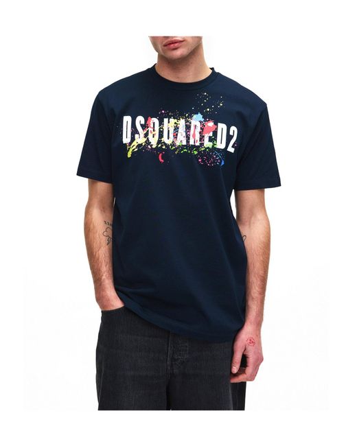 DSquared² Black Crewneck Shortsleeve Tshirt for men