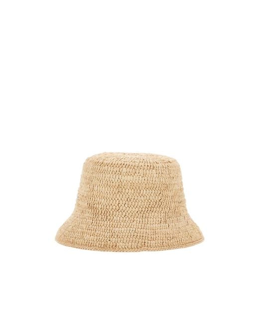 Helen Kaminski Natural Chaturi Raffia Bucket Hat