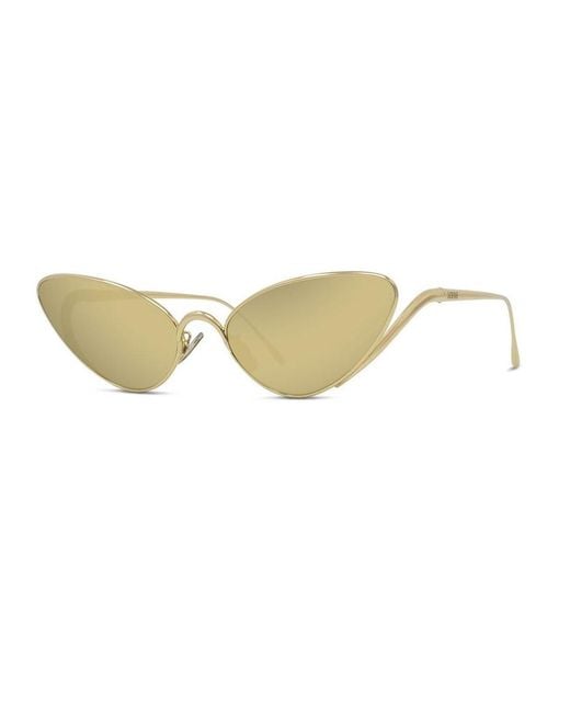 Loewe White Cat Eye Frame Sunglasses for men