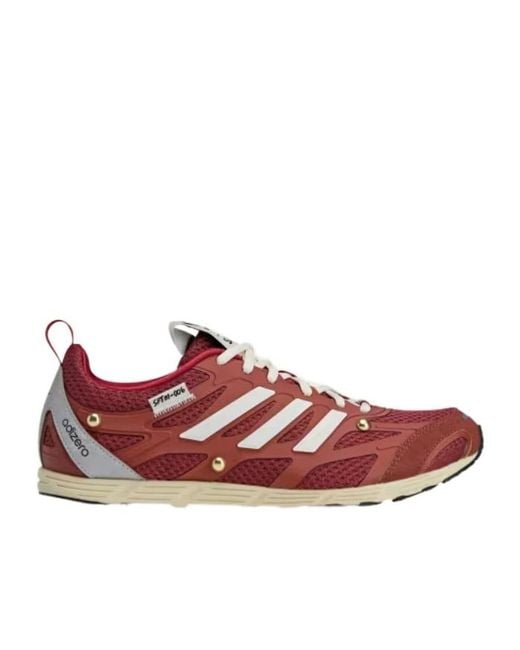 Adidas Originals Red Adidas X Sftm Adizero Pr Lace-Up Sbneakers for men