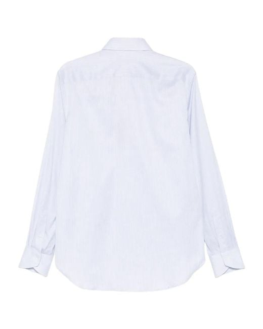 Canali White Long Sleeve Shirt for men