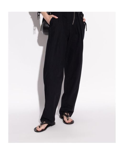 Isabel Marant Black Edil Flat Studded Sandals