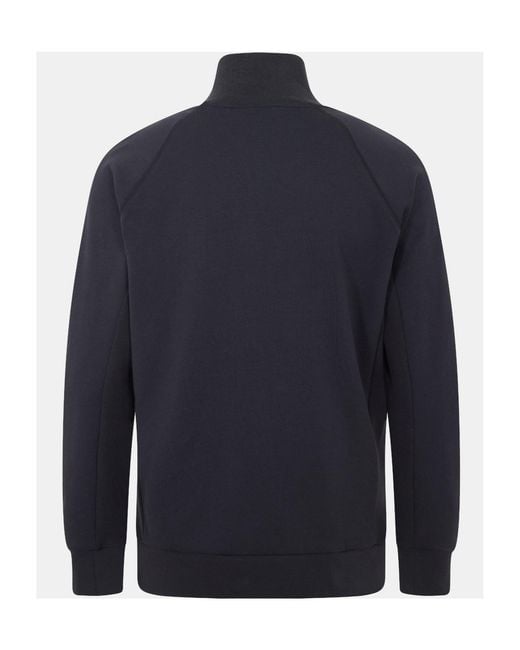 Boss Blue Standcollar Zipup Jacket for men