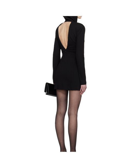 Jean Paul Gaultier Black Long Sleeve Dress