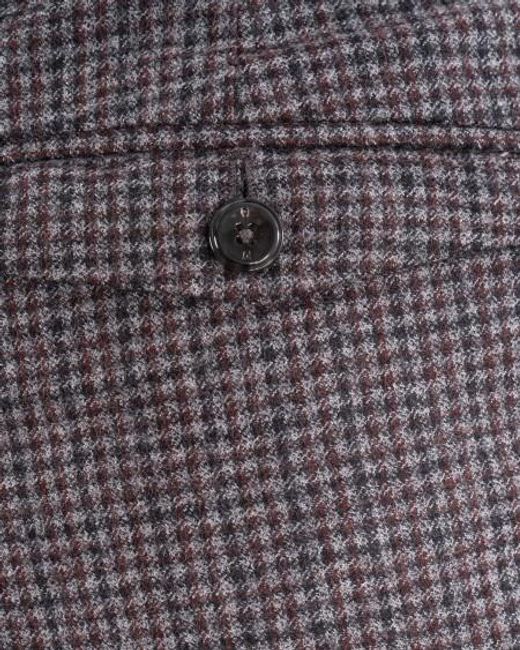 Pt Pantaloni Gray Tailored Trousers for men