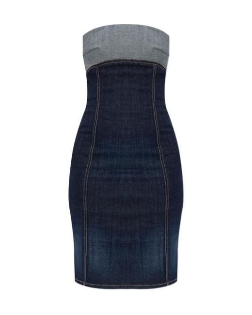 DSquared² Blue Denim Dress