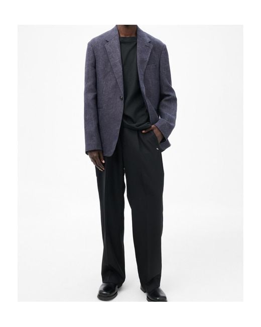 Our Legacy Blue Unconstructed Shinjuku Blazer for men