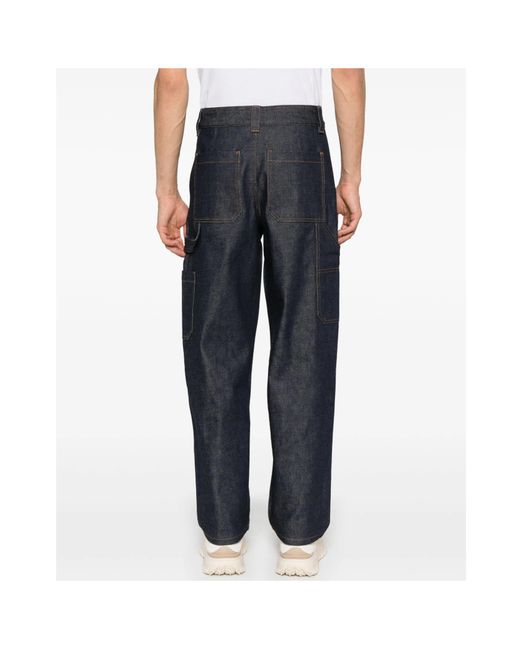 A.P.C. Blue Fergus Straight-Leg Jeans for men