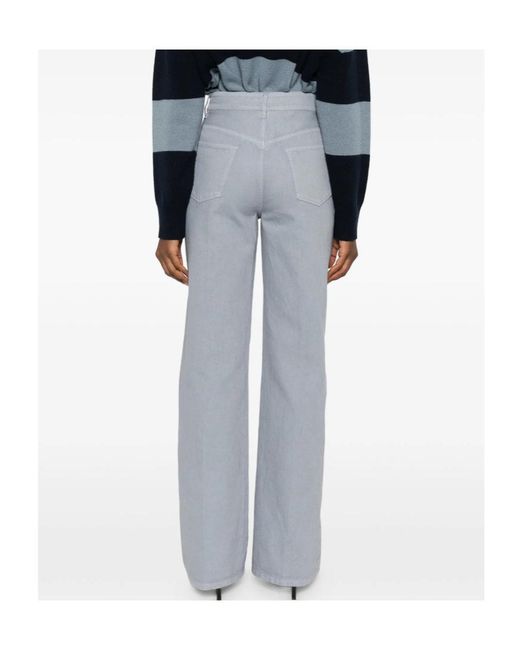 A.P.C. Gray Five-Pocket Jeans