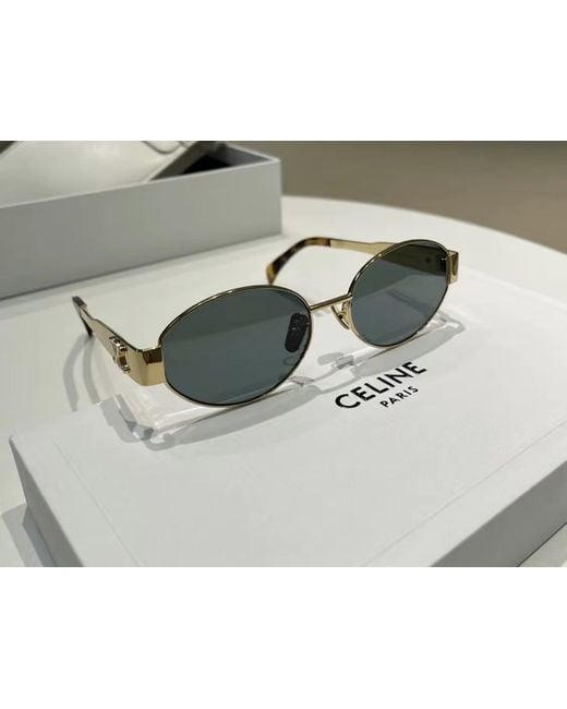 Céline Green Triomphe Metal 01 Sunglasses