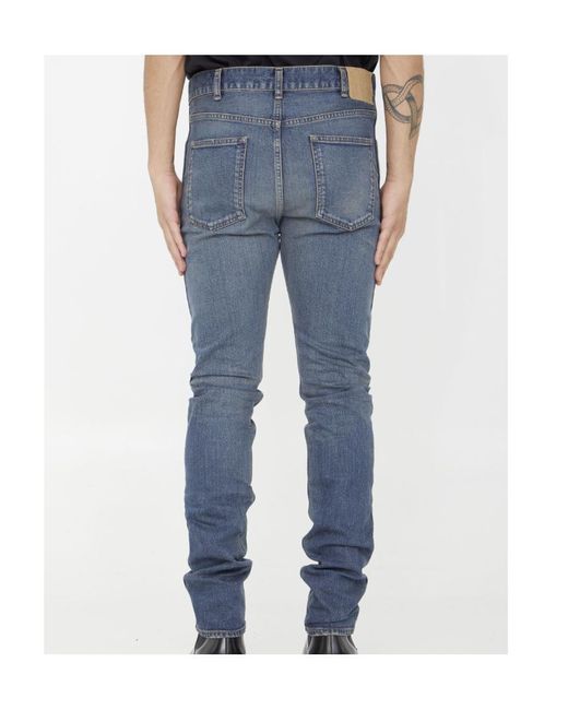 Céline Blue Skinny Jeans for men