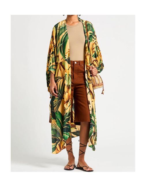 Farm Rio Metallic Patterned Jacket
