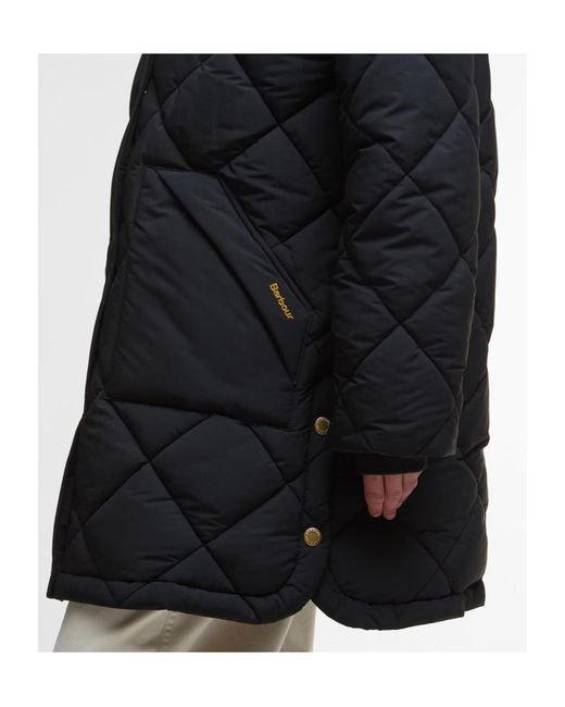 Barbour Black Hooded Cotton Jacket