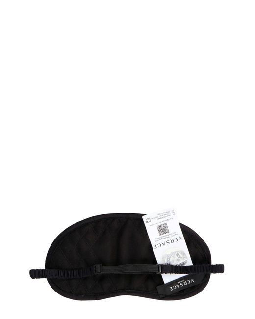 Versace Multicolor Baroque Print Quilted Eye Mask for men