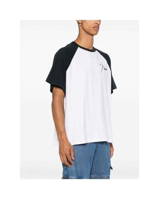 Rhude Black Signature Logo Raglan T-Shirt for men