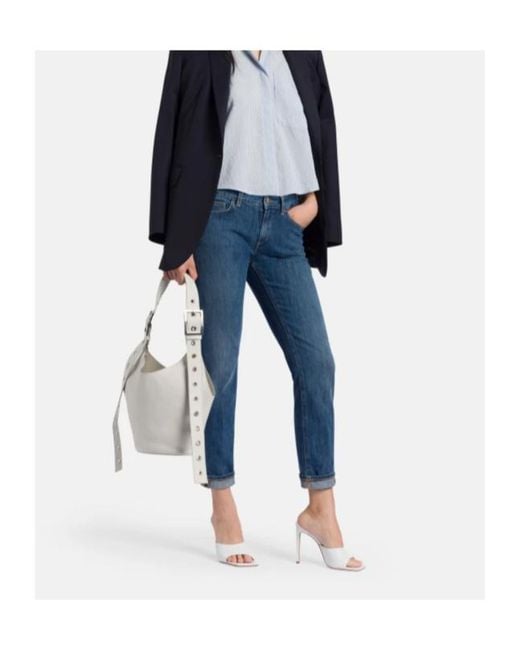 Dondup Blue Jeans With Belt Loops