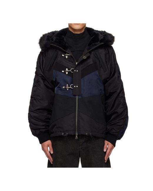 ANDERSSON BELL Black Norwegian N2B Jacket for men