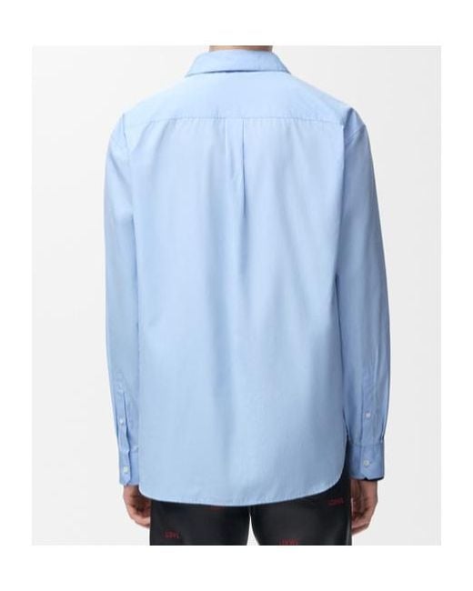 Loewe Blue Long-Sleeved Shirt for men
