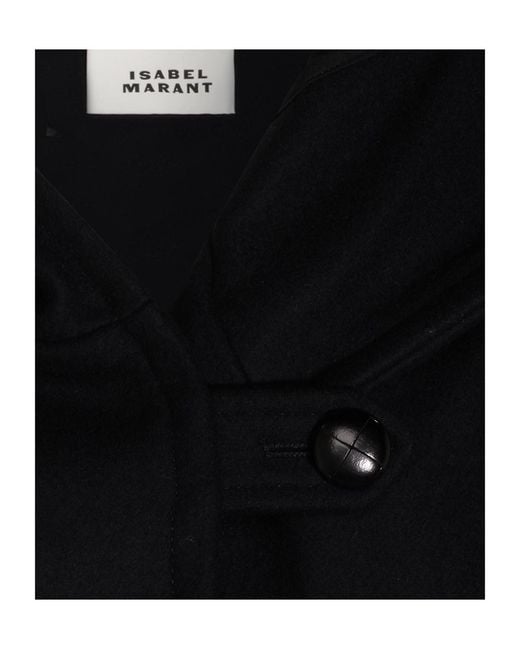 Isabel Marant Black Isabel Marant Trixie Toggle Fastened Coat