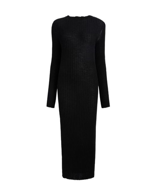 Khaite Black Sigrid Dress