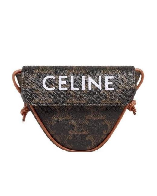 Céline Black Mini Triangle for men