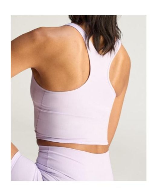 Adidas By Stella McCartney Purple Sleeveless Top