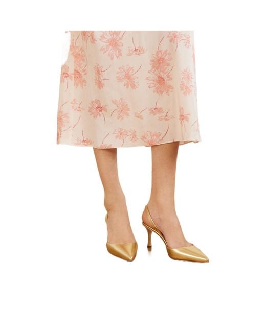 Manolo Blahnik Metallic Slingback High-Heeled Pumps