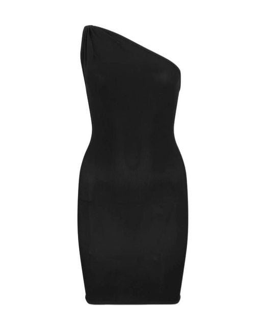 DSquared² Black Chic Night Mini Jersey Dress