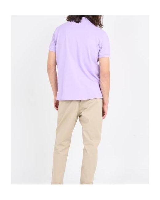 Polo Ralph Lauren Purple Polo Pony-Embroidered Polo Shirt for men