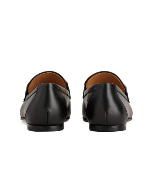Tod's Black Clamp Detailed Slip-On Loafers