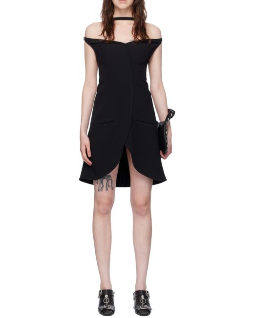Courreges Black Short Dresses