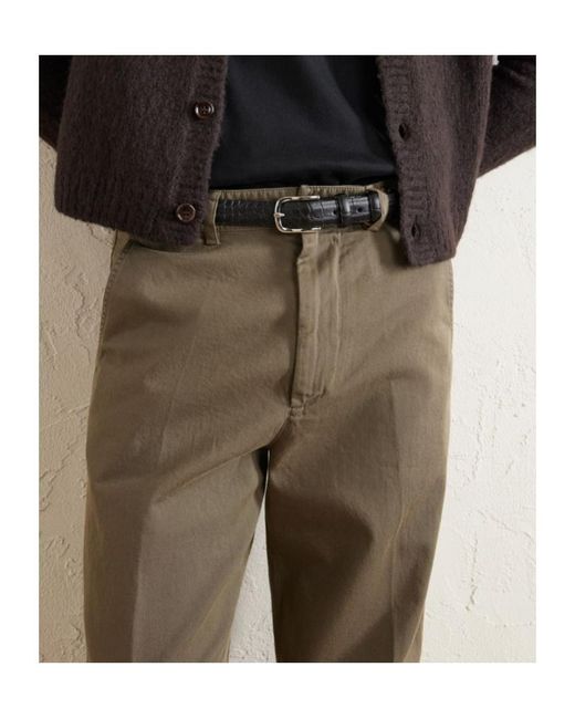 Dries Van Noten Gray Button Trousers for men