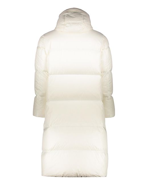 Herno Natural Hooded Long Puffer Coat for men