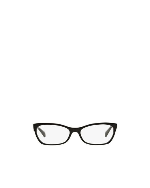 Prada White Logo Flat Mirror