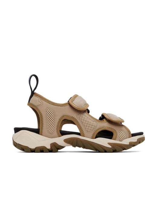McQ Alexander McQueen Brown Logo And Buckle Sandals for men